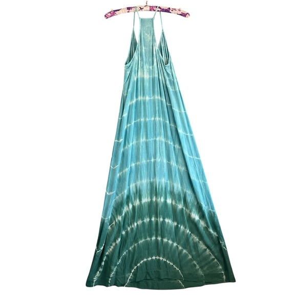 MICHAEL STARS Gloria Maxi Dress 🐚 Wave Wash Tie Dye Mermaidcore Size Small - Picture 2 of 8